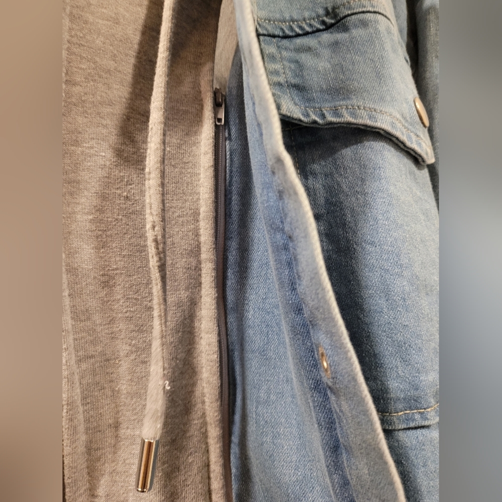 Denim shacket - Picture 4 of 4